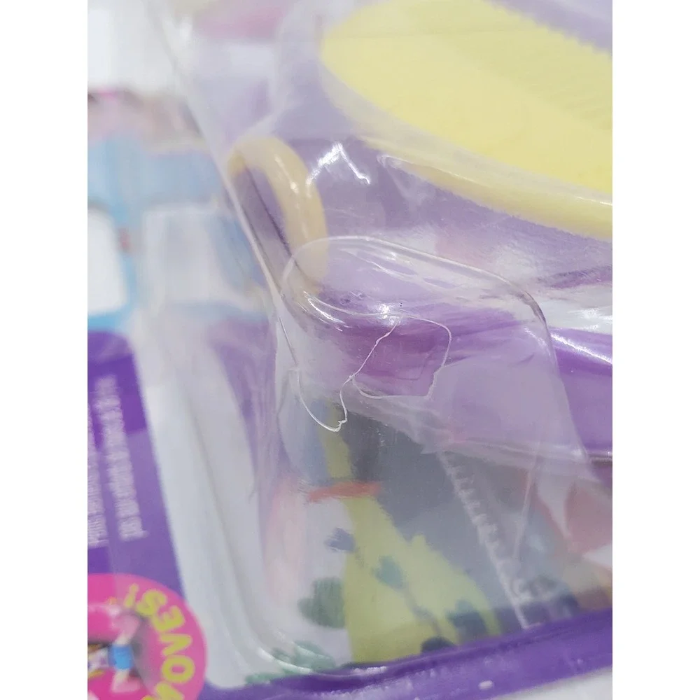 Polly Pocket Clip & Comb Pool Compact Playset Mattel GVM23 Purple Doll Acesories